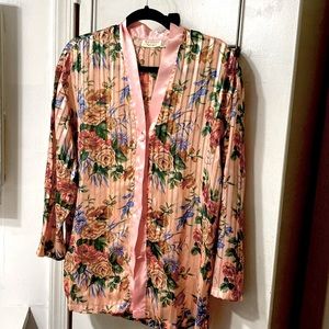 Victoria Secret button up mini kimono